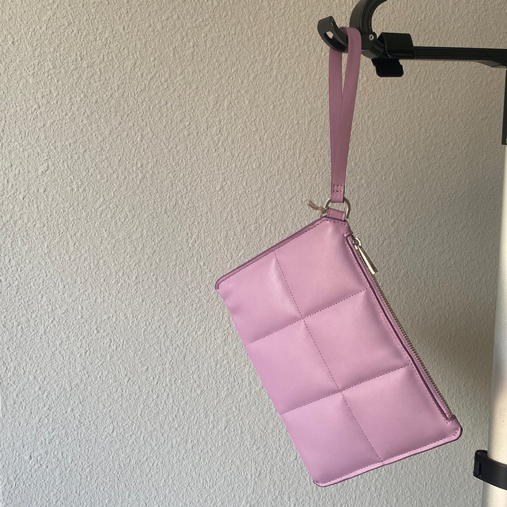 Lavender target purse